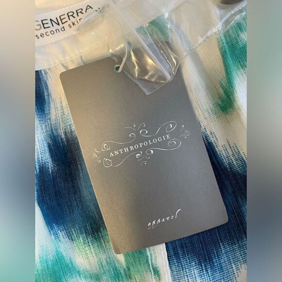 NWT GENERRA Second Skin mini skirt blue/green 10 - Picture 5 of 8